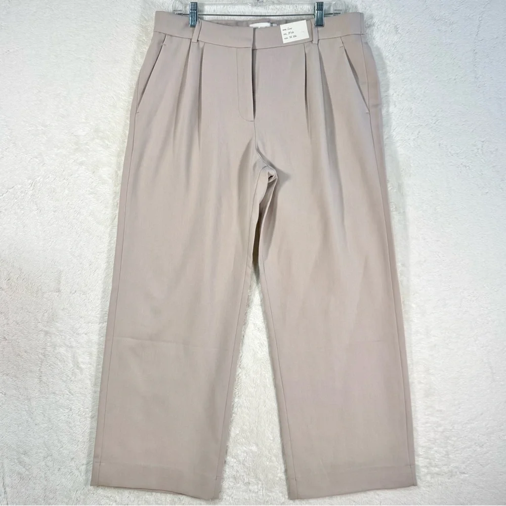 Abercrombie & Fitch Sloane Low Rise Tailored Wide Leg Pant Women’s 12 Career NEW